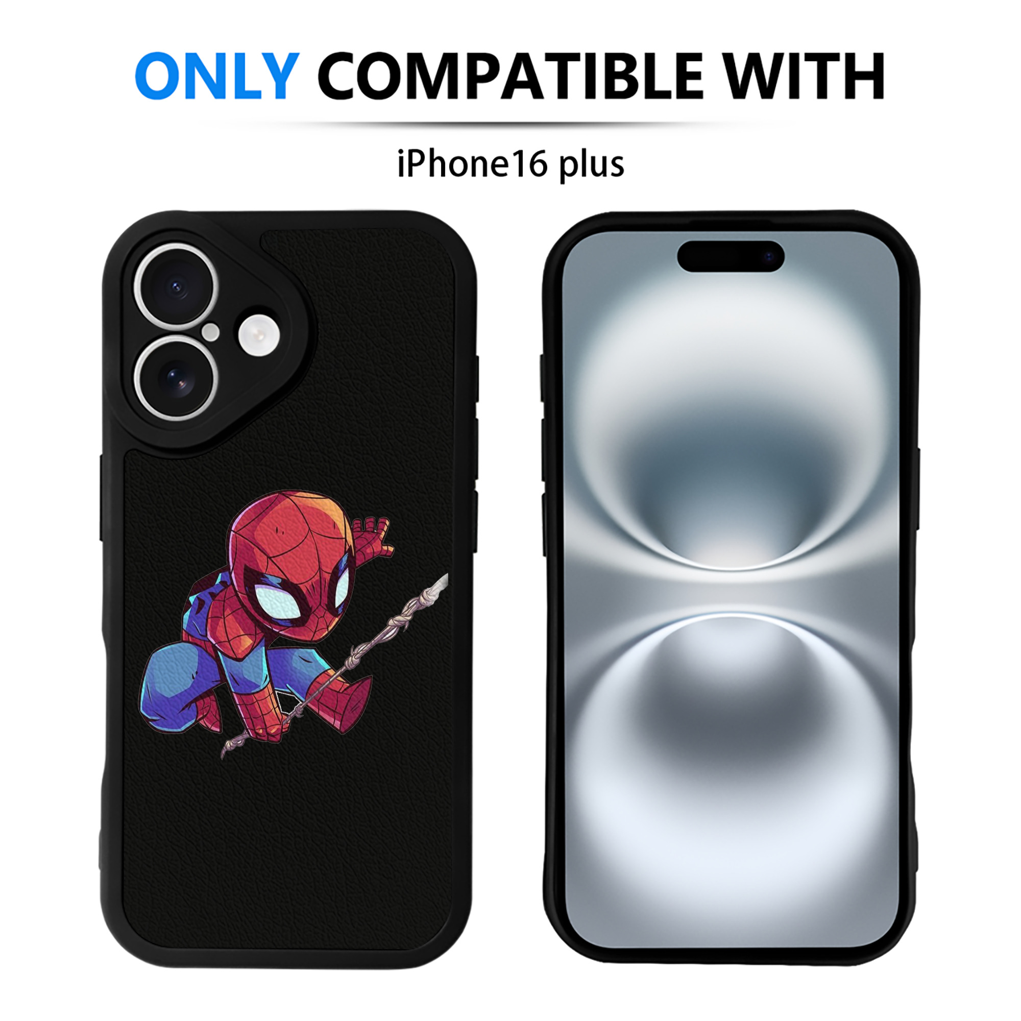 （画像用） アベンジャーズ The Avengers 【iPhone 16シリーズ対応】シリコンスマホケース（レザー調） 材質：シリコン